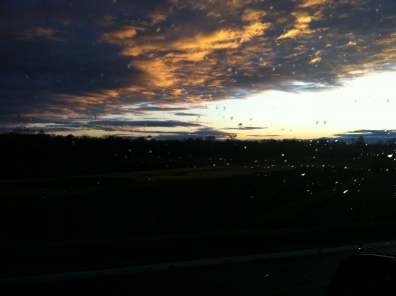 Il cielo di stamattina …